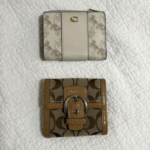 Set of 2 Coach Wallets